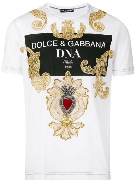 dolce gabbana baroque t shirt|dolce & gabbana shirt sale.